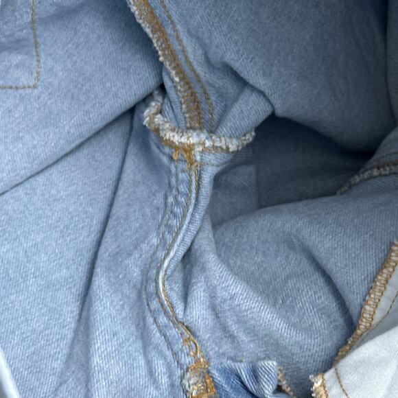 Vintage Zena Jean Shorts Women's Size 14 Denim Patchwork High Waist Mom Cotton - Picture 11 of 13